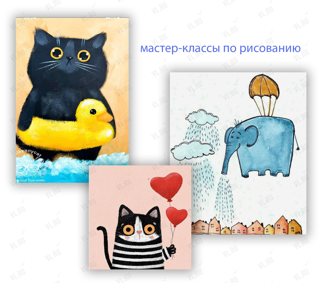 Мастер-класс по рисованию гуашью для детей и взрослых (Март)