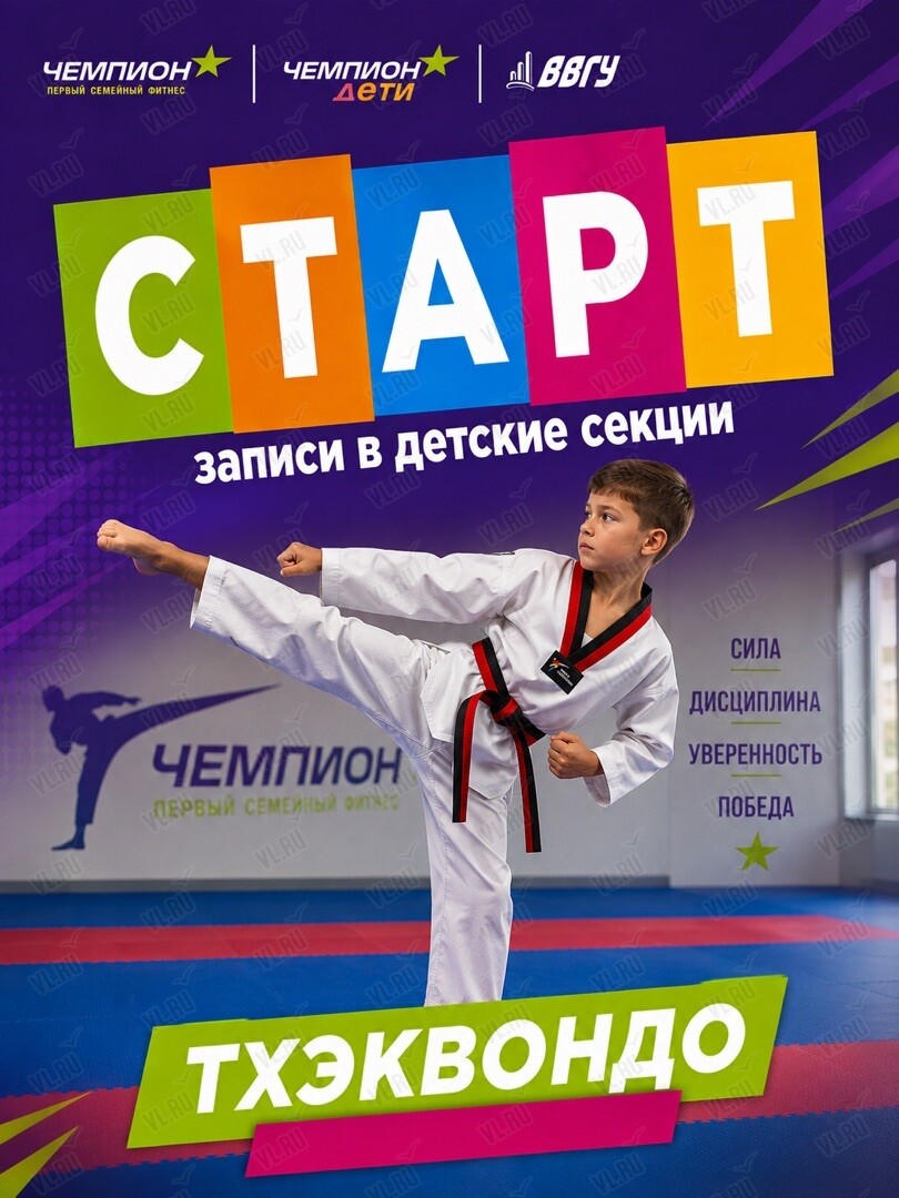 Тхэквондо для детей (Чемпион)