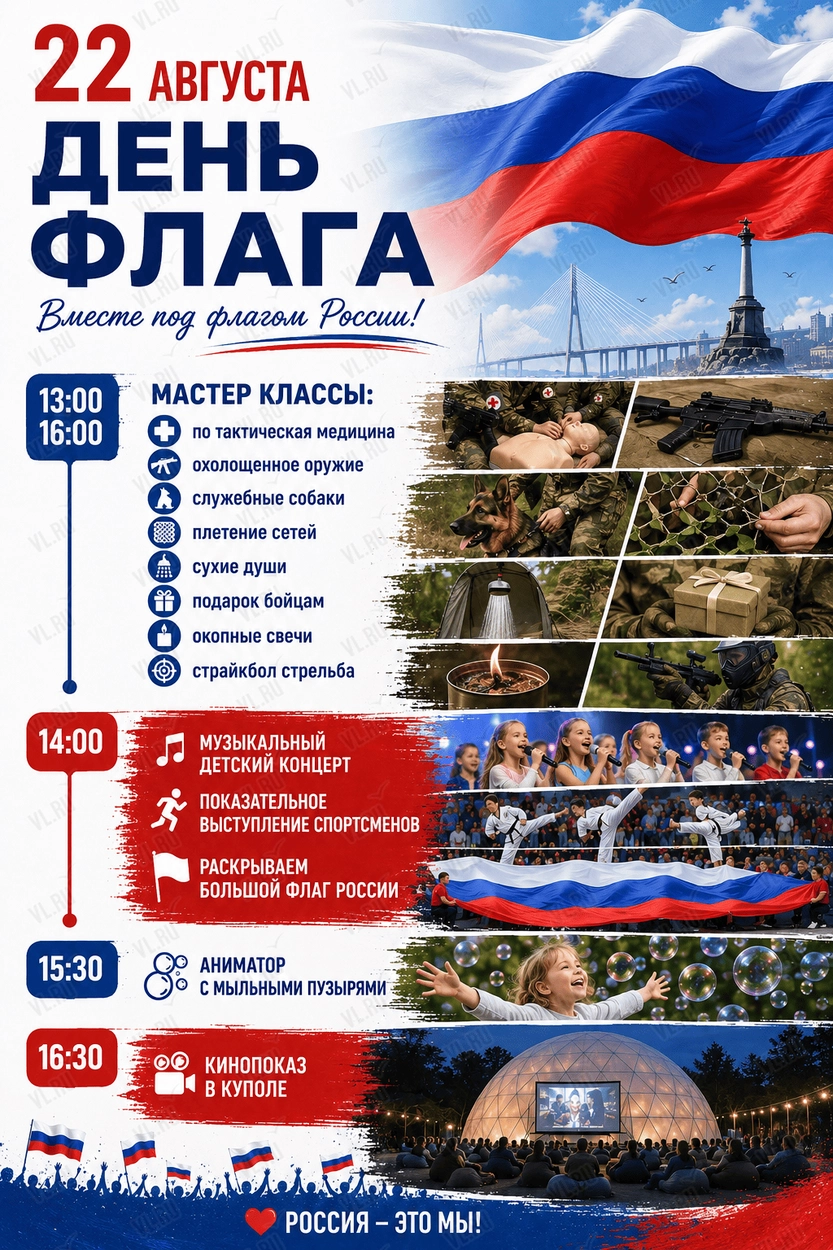 Праздничная программа «День Государственного флага России» (Royal Park)