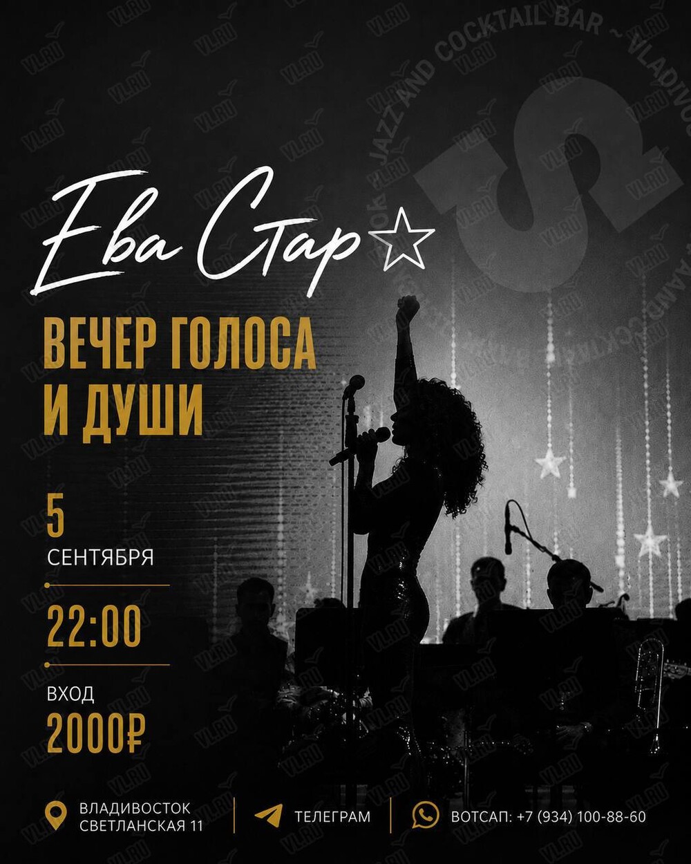 Ева Стар. Вечер голоса и души (Синкопа)