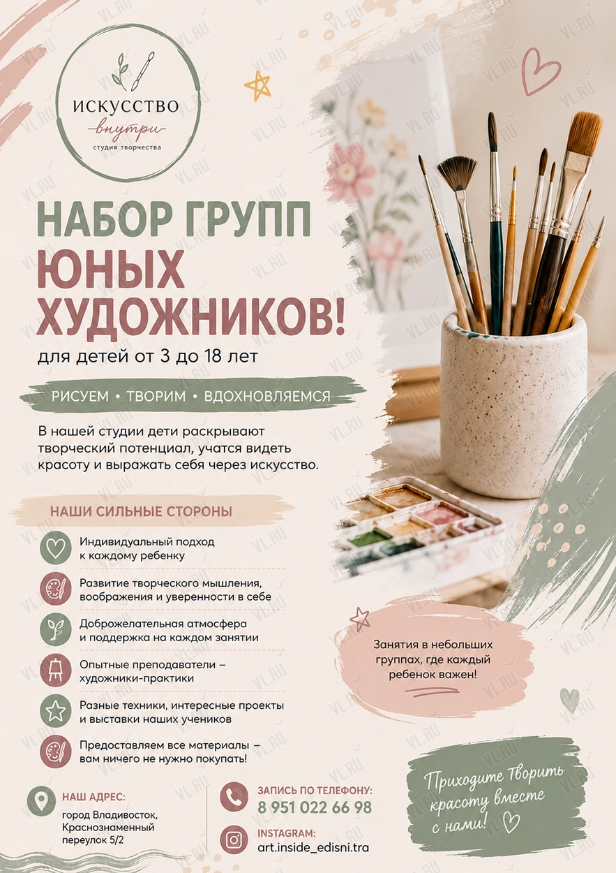 Детская группа по рисованию (Искусство внутри)