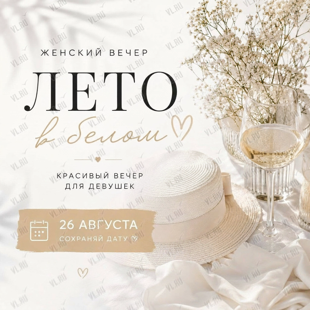 Женский вечер «Лето в белом» (Пушкинский театр)