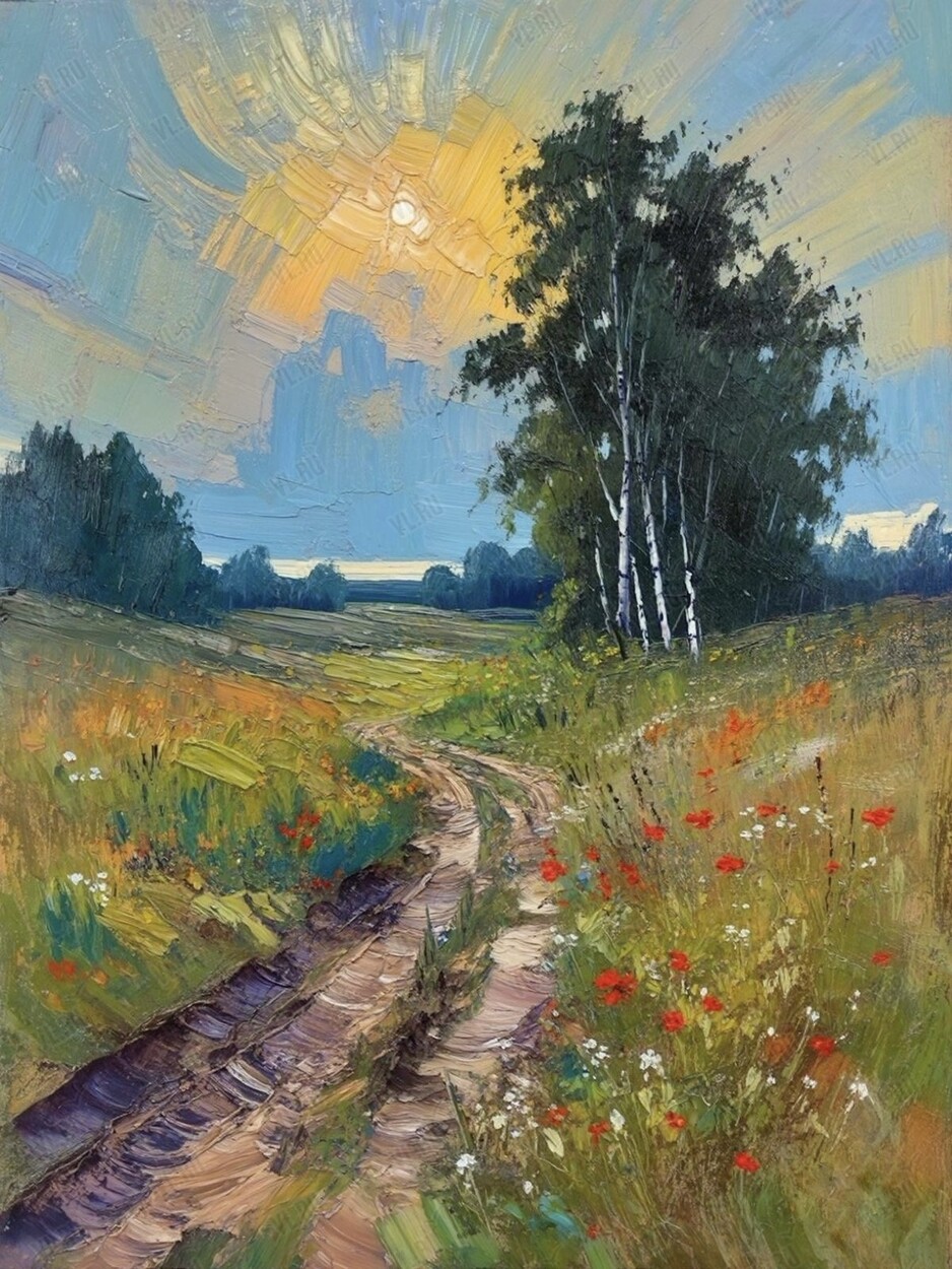 Детский мастер-класс по написанию картины маслом (Художественная мастерская Лены Синенко)