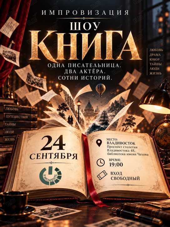 Импровизация. Шоу «Книга» (Центральная библиотека им. А. П. Чехова)
