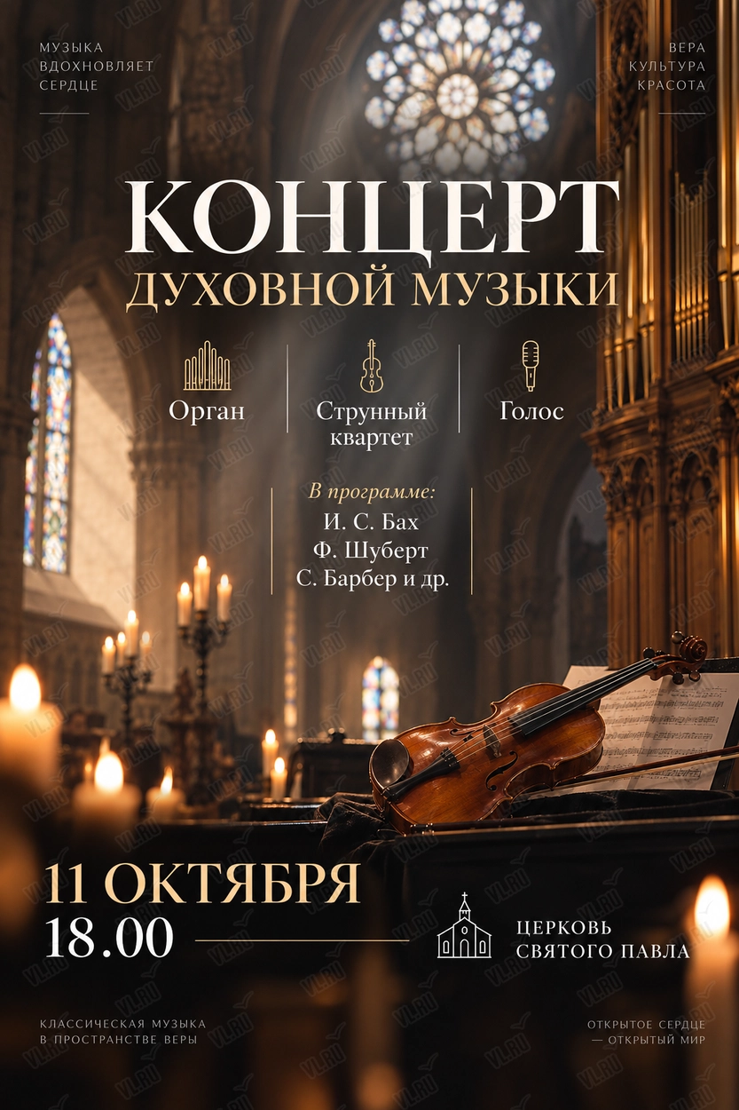 Концерт духовной музыки (Церковь Святого Павла)