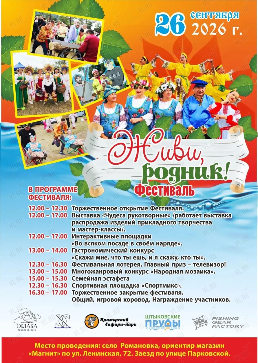 Районный фольклорный фестиваль «Живи - Родник» (РОМАНОВКА) (Стадион МБОУ СОШ № 25 (Романовка))