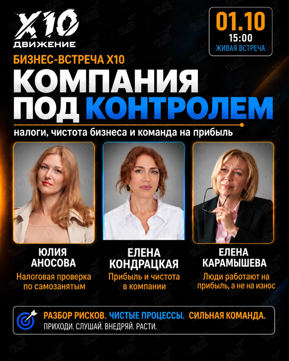 Бизнес встреча Х10 «‎Компания под контролем» (Imperial)