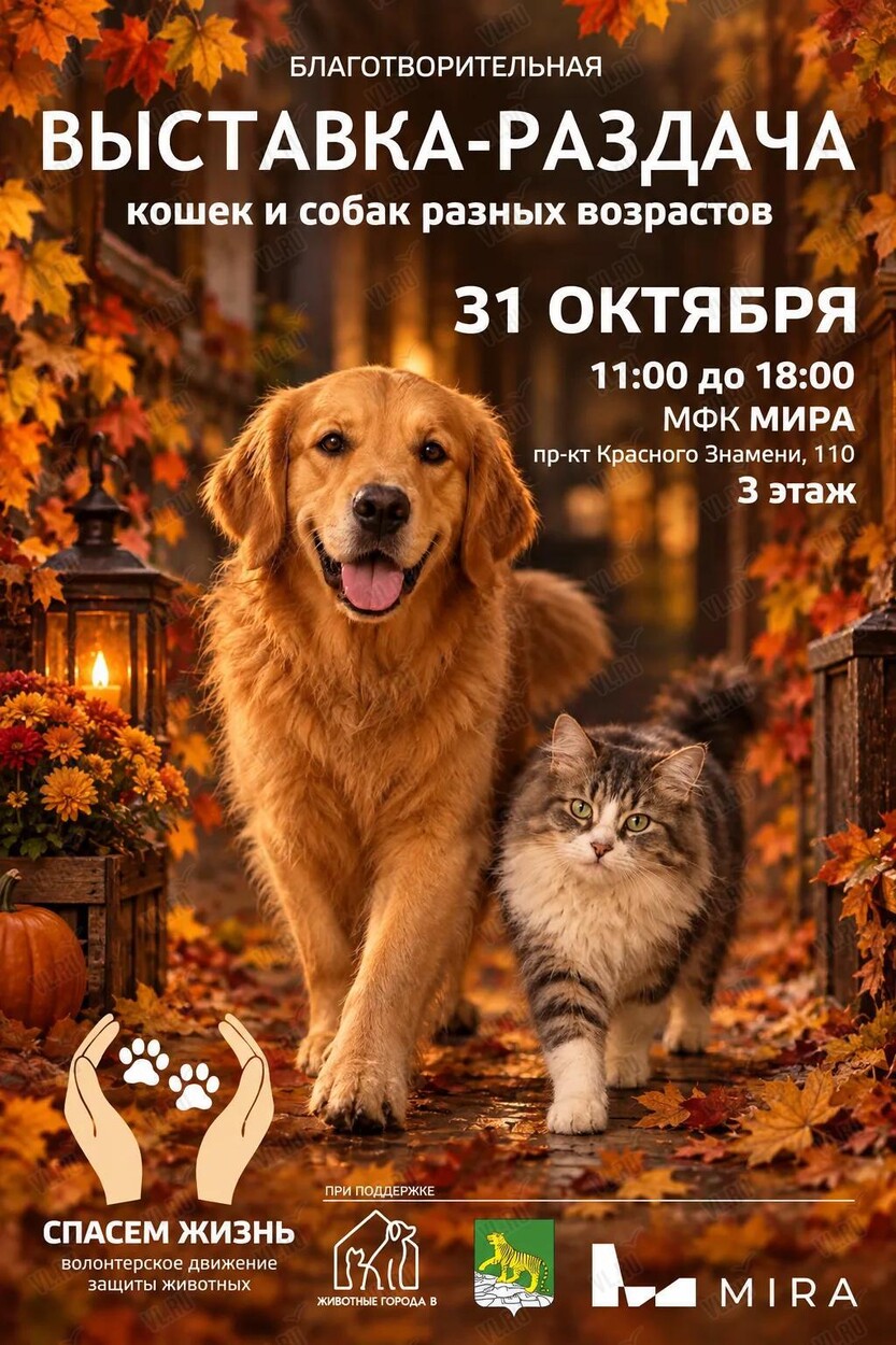 Благотворительная выставка-раздача животных (Mira)