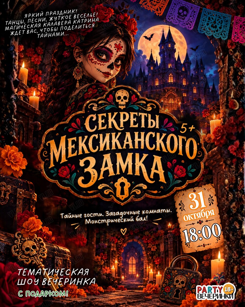 Детская шоу-программа «Тайна мексиканской вечеринки» (Party 18-)