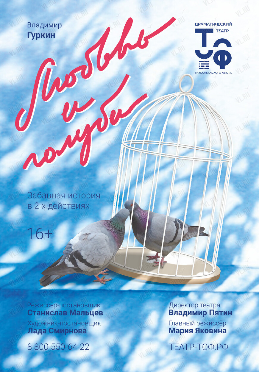 Спектакль «Любовь и голуби» (Драматический театр ТОФ)