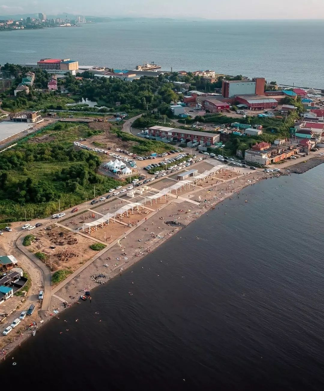 Пляж набережной «Татарка»