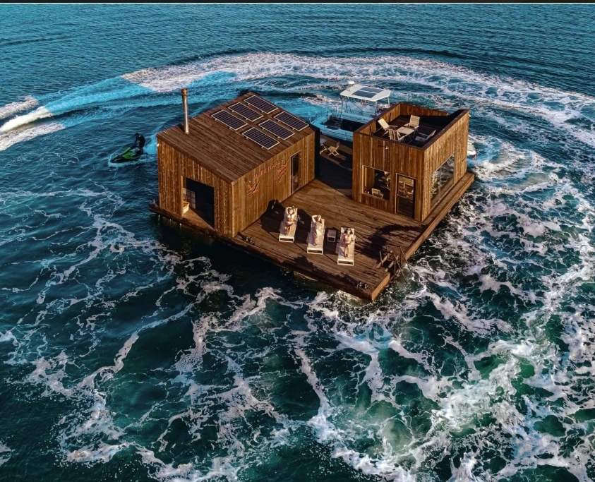 Баня в море - баня на воде - фото 6